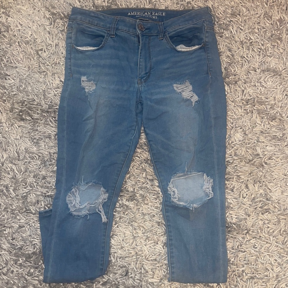 American Eagle Outfitters Women's Skinny Jeans - Blue